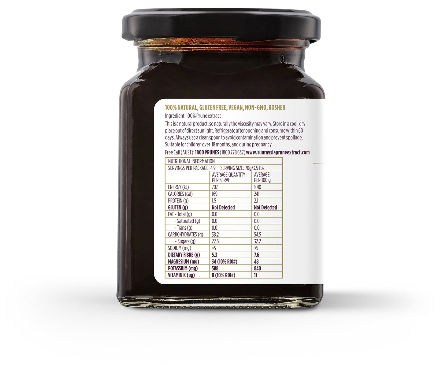 Sunraysia Prune Extract - Natural Constipation Relief 🌱